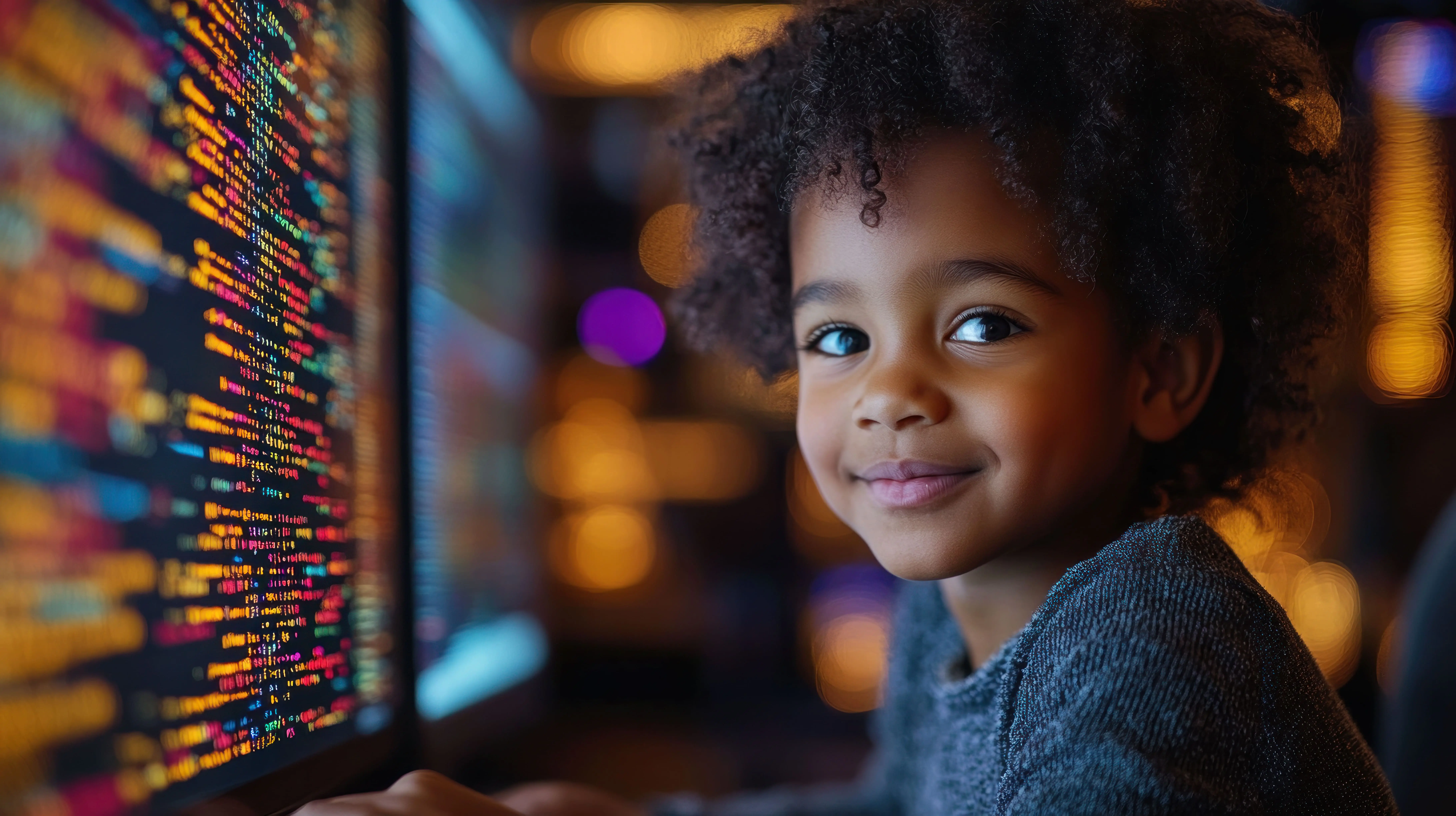 Kids learning to code