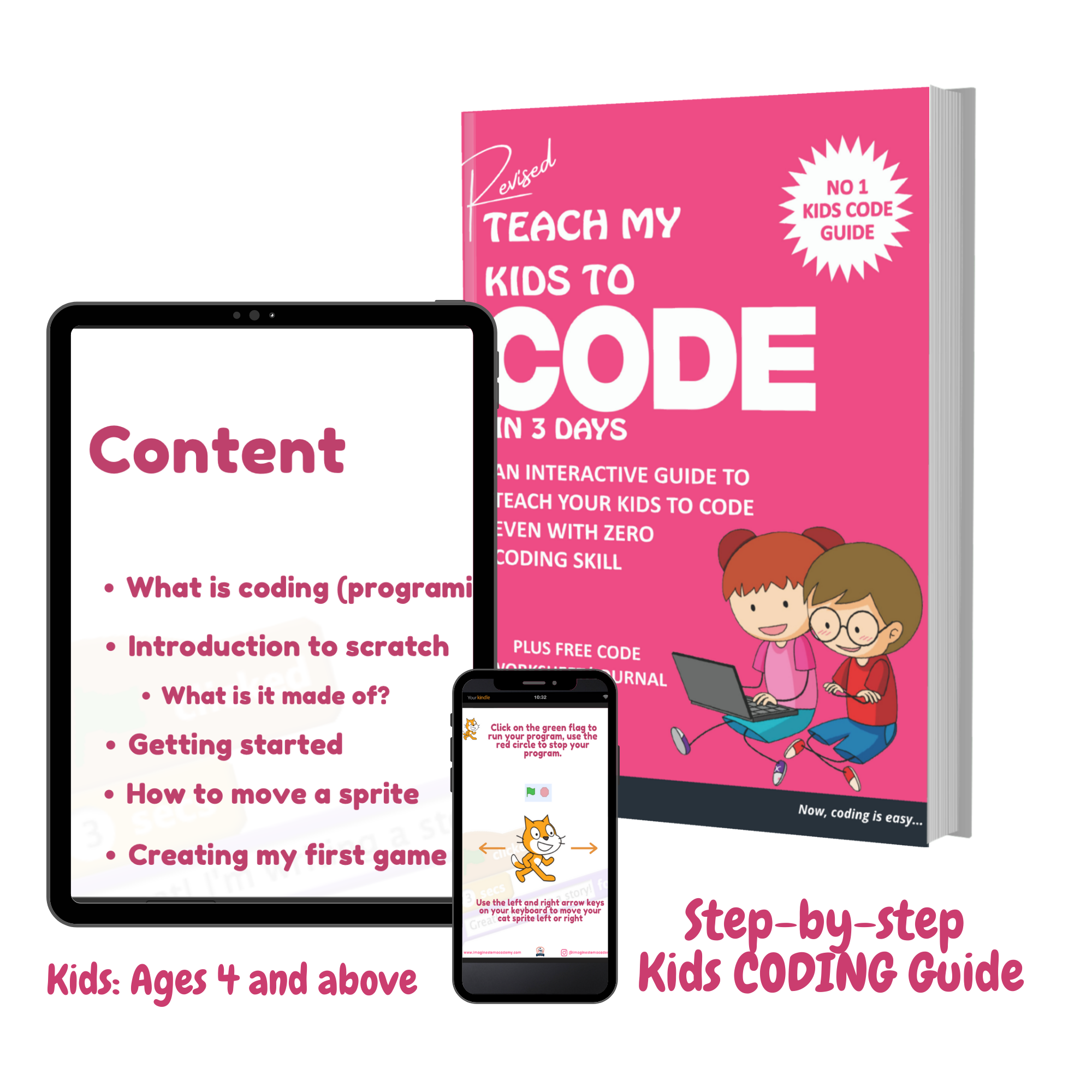 Teach my kids to code step by step coding guide